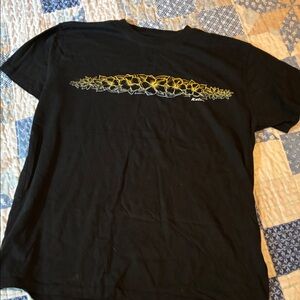 Katin Black Shirt with Yellow Design